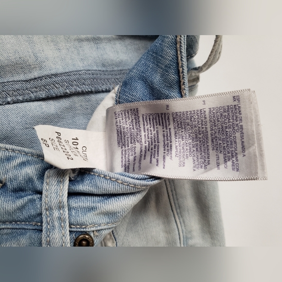 NYDJ AMI SKINNY ANKLE  Stars 🌟 Details Light Denim Blue Jeans Size 8P - Picture 6 of 11